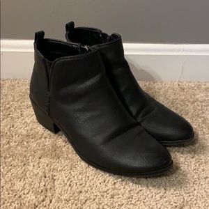 Black ankle boots